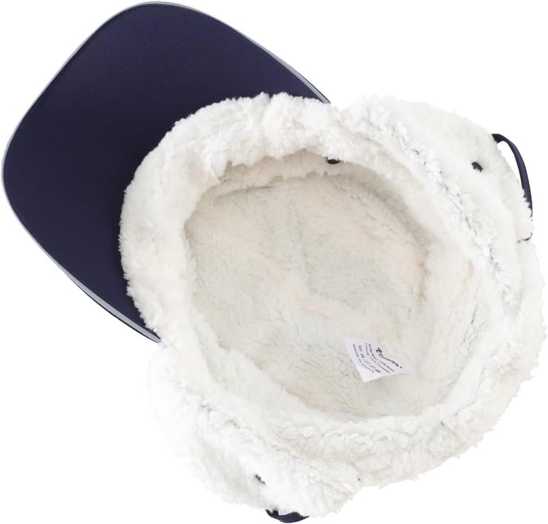 Connectyle Winter Earflap Hat for Men Women Sherpa-Lined Baseball Cap Water-Resistant Reflective Adjustable Sports Hat - Image 4